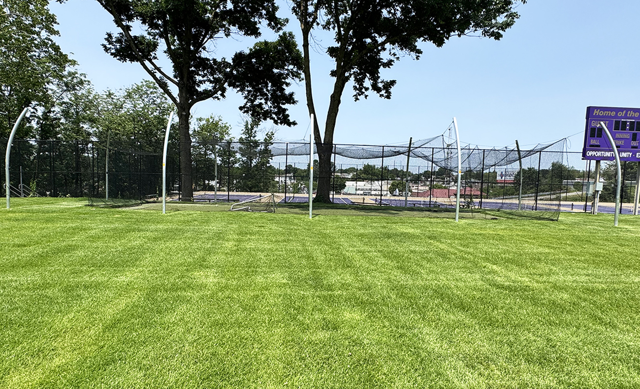 Baseball Infield, Upper Darby High School, FieldTurf, Aluminum Athletic Equipment